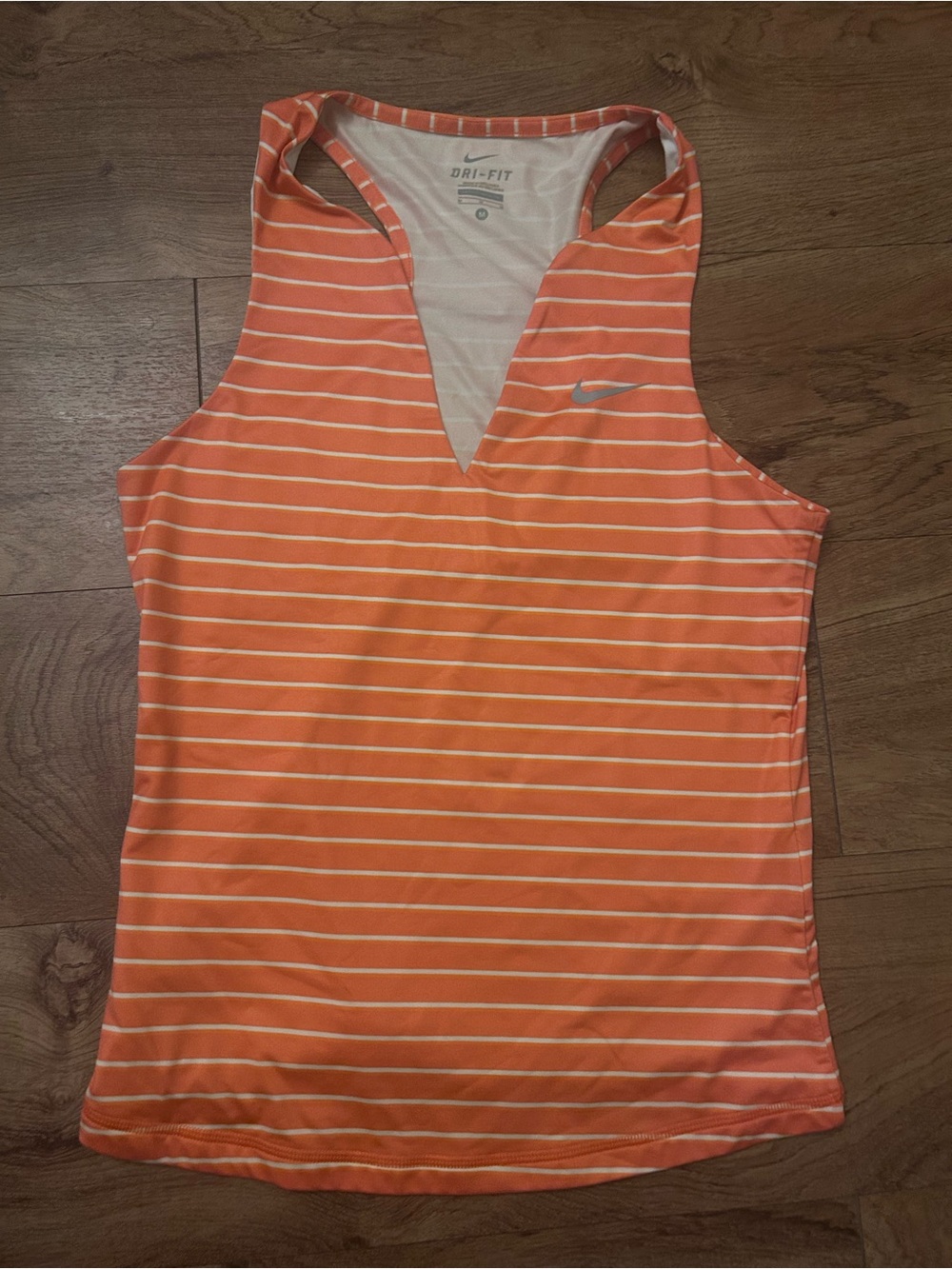 5 for $25 Nike Dri-FIT Women's Coral Striped Athletic Tank